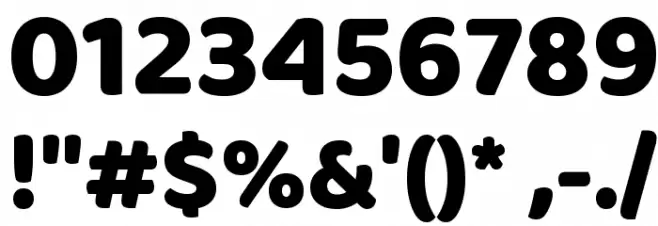 Baloo Da フォント その他の文字