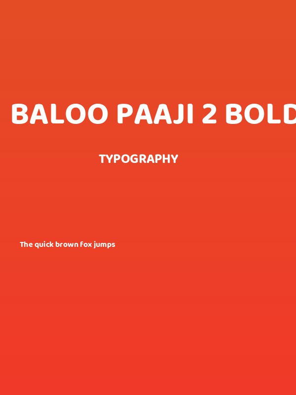 Baloo Paaji 2 Bold Poster