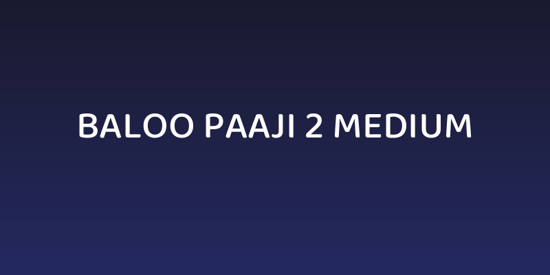 Baloo Paaji 2 Medium Social Header