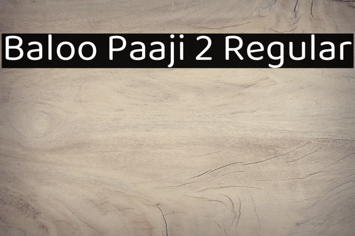 Baloo Paaji 2 Regular Example 1