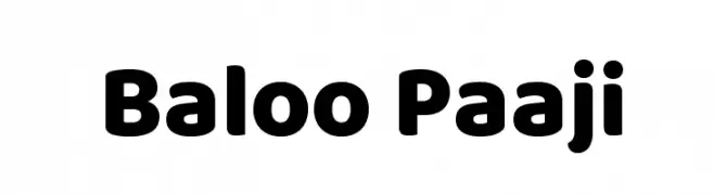 Baloo Paaji  baixar fontes gratis