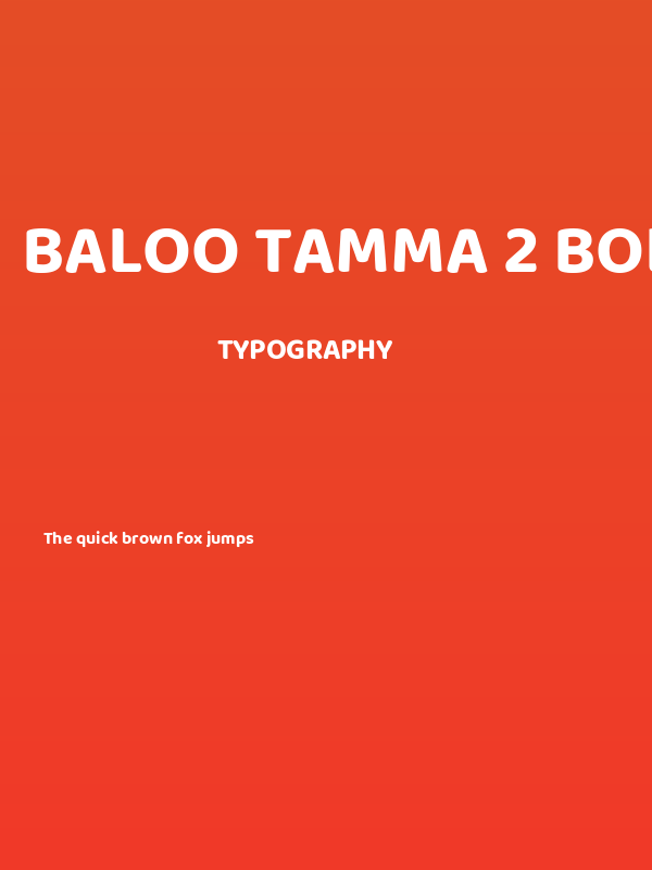 Baloo Tamma 2 Bold Poster