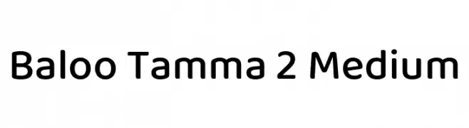 Baloo Tamma 2 Medium  Frei Schriftart Herunterladen