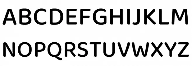 Baloo Tamma 2 Medium Schriftart Groß