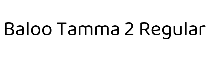 Baloo Tamma 2 Regular  Descarca Fonturi Gratis