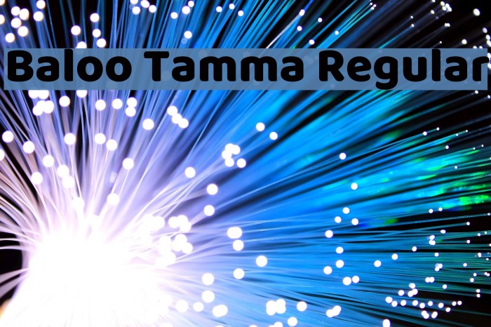 Baloo Tamma Regular Font examples