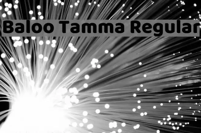 Baloo Tamma Regular Font examples