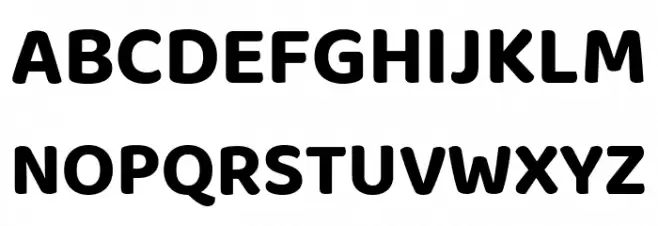 Baloo Tammudu 2 Bold Schriftart Groß