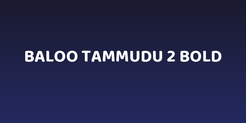Baloo Tammudu 2 Bold Social Header