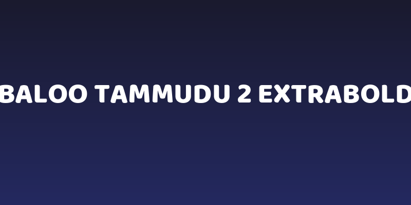 Baloo Tammudu 2 ExtraBold Social Header
