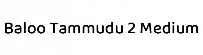 Baloo Tammudu 2 Medium  Frei Schriftart Herunterladen