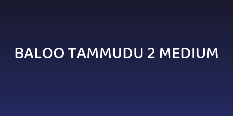 Baloo Tammudu 2 Medium Social Header