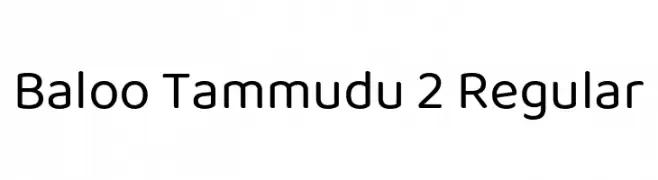Baloo Tammudu 2 Regular  Frei Schriftart Herunterladen
