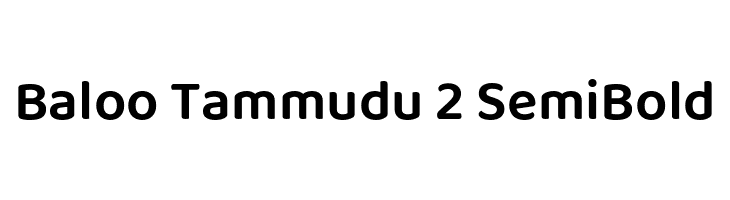 Baloo Tammudu 2 SemiBold  لخطوط تنزيل