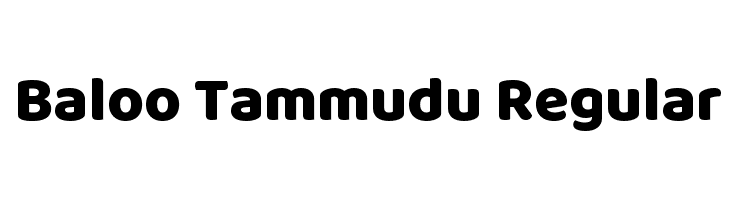 Baloo Tammudu Regular Font