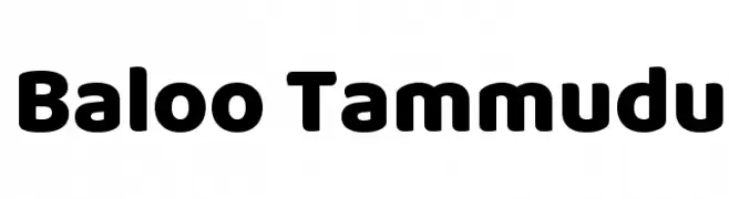 Baloo Tammudu  Frei Schriftart Herunterladen