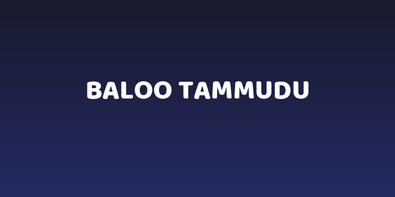 Baloo Tammudu Social Header