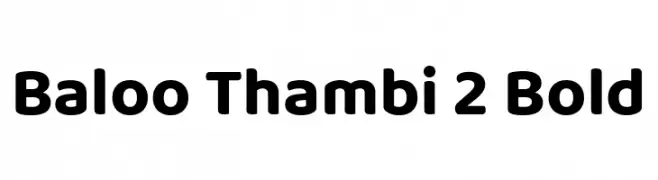 Baloo Thambi 2 Bold  Descarca Fonturi Gratis