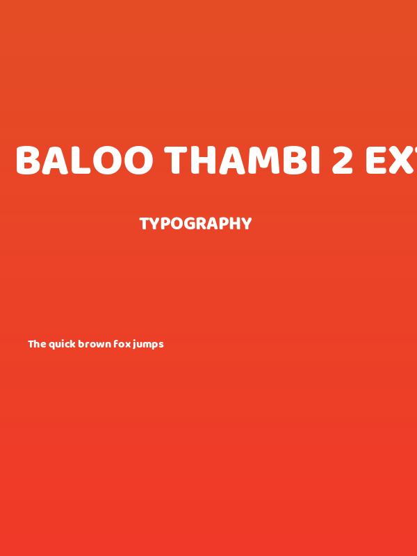 Baloo Thambi 2 ExtraBold Poster