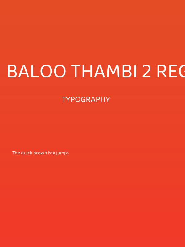 Baloo Thambi 2 Regular Poster