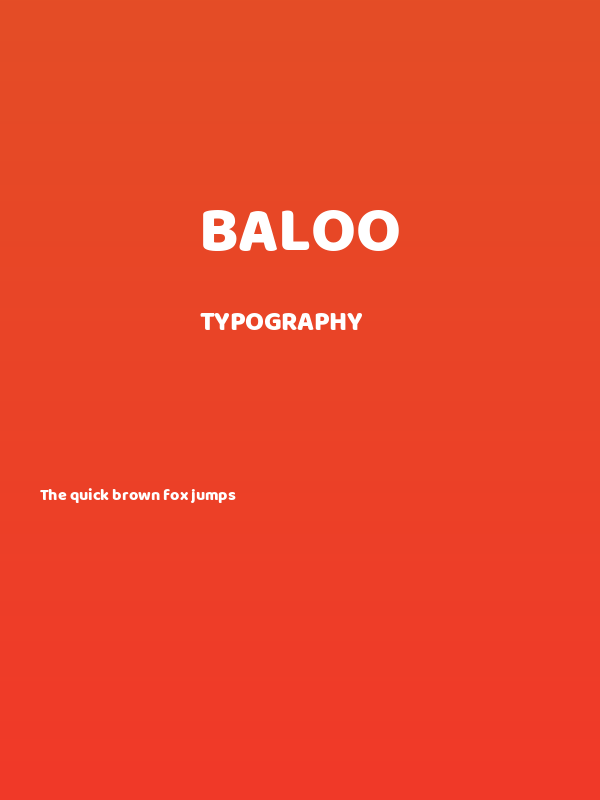 Baloo Poster