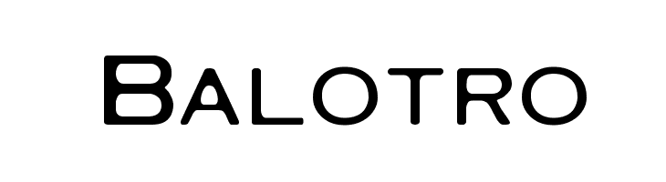 Balotro फ़ॉन्ट