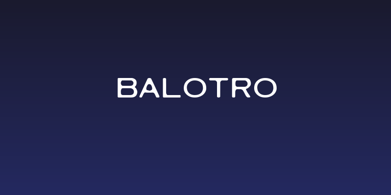 Balotro Social Header