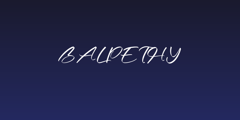Balpethy Social Header