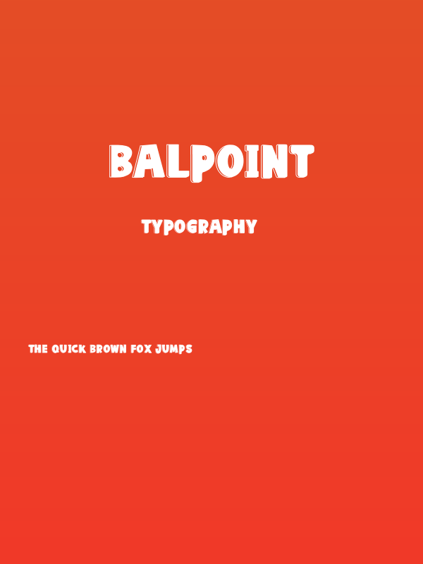 Balpoint Poster