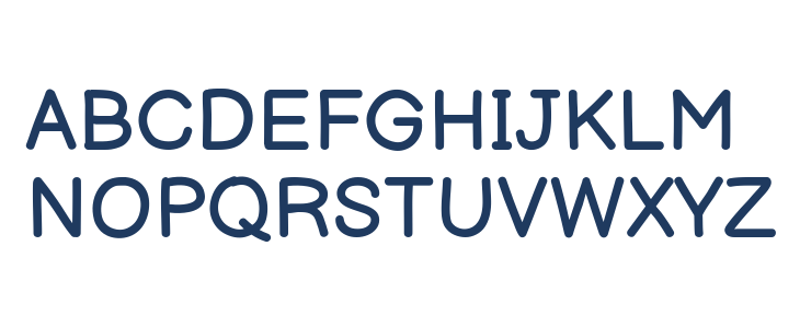 Balsamiq Sans Regular Uppercase