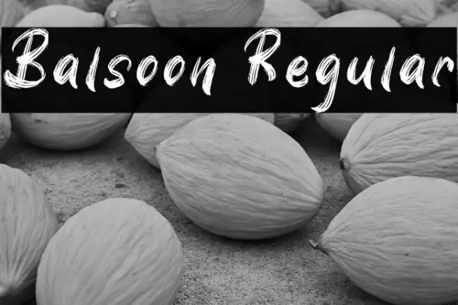 Balsoon Regular Example 1