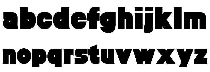 Baltar-Regular Font LOWERCASE