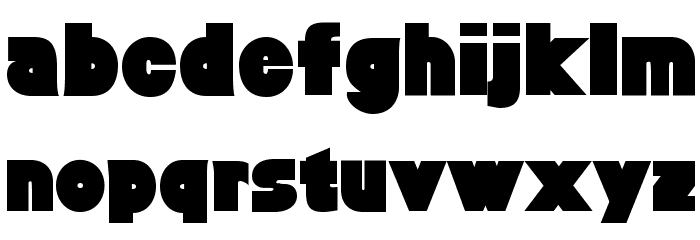 Baltar-Regular Font LOWERCASE