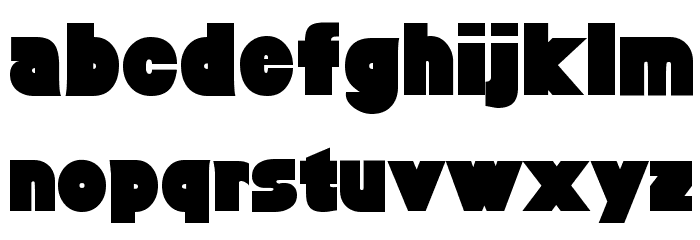 Baltar Font LOWERCASE