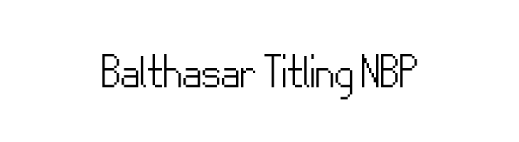 Balthasar Titling NBP  Descarca Fonturi Gratis