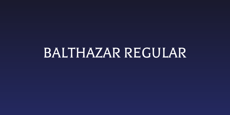 Balthazar Regular Social Header