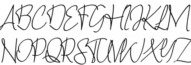 Baltigo Script Regular Fuentes MAYÚSCULAS