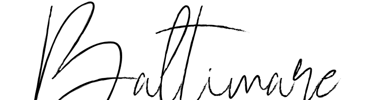 Baltimare  免费字体下载