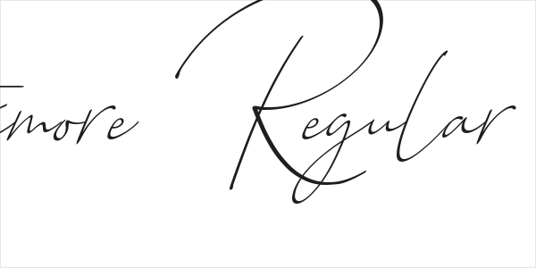 Baltimore Regular - Italic Logo