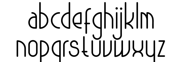 Baltimore Font LOWERCASE