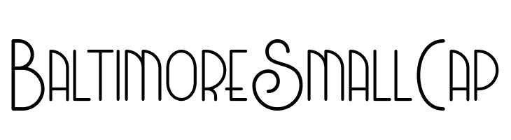 BaltimoreSmallCap  Free Fonts Download