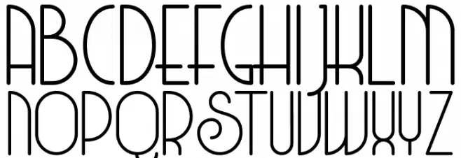 BaltimoreSmallCap Schriftart Groß