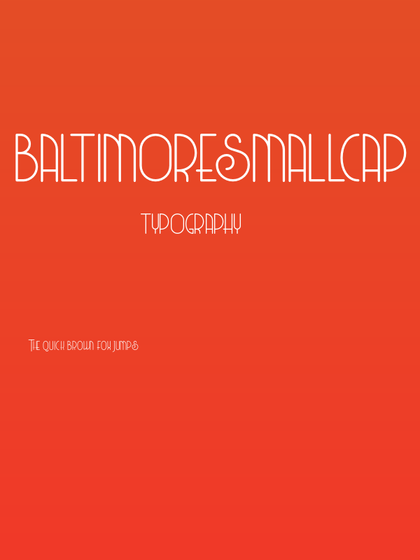 BaltimoreSmallCap Poster