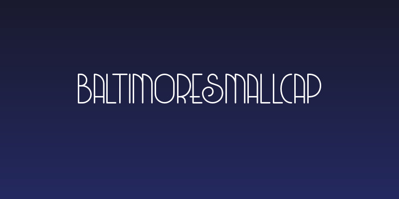 BaltimoreSmallCap Social Header