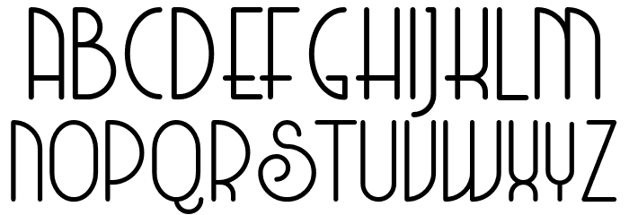 BaltimoreSmallCap Font LOWERCASE