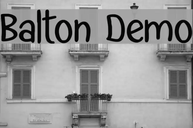 Balton Demo Fonte examples