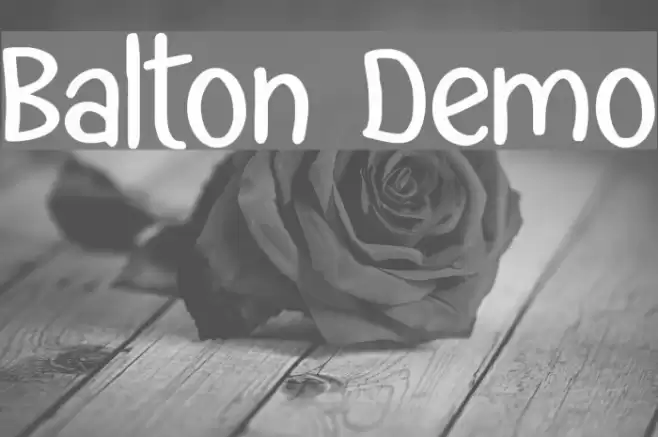 Balton Demo Fonte examples