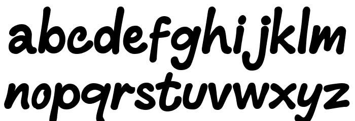 Balune Font LOWERCASE
