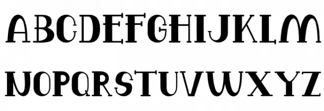 Balutteli Serif フォント 大文字