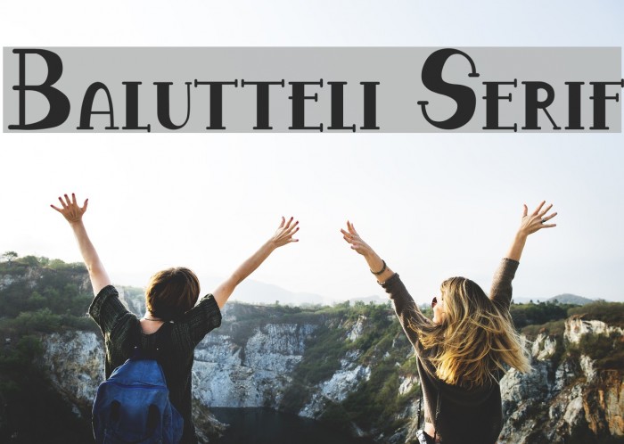 Balutteli Serif Example 2